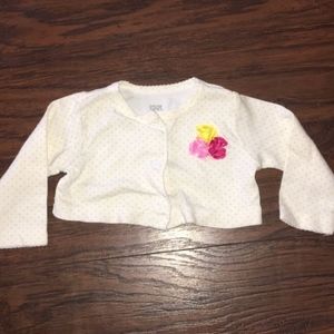 Carter’s Baby Crop Polka Dot Cardigan Sweater